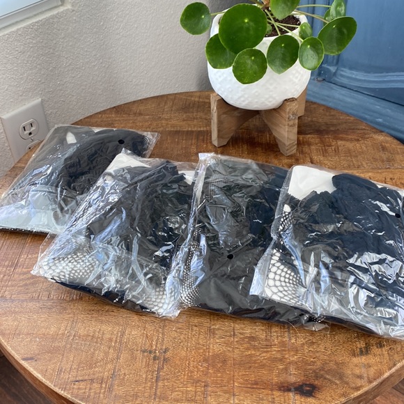 Set of 4 suspender garter tights - Picture 6 of 6